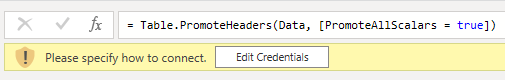 Edit Credentials